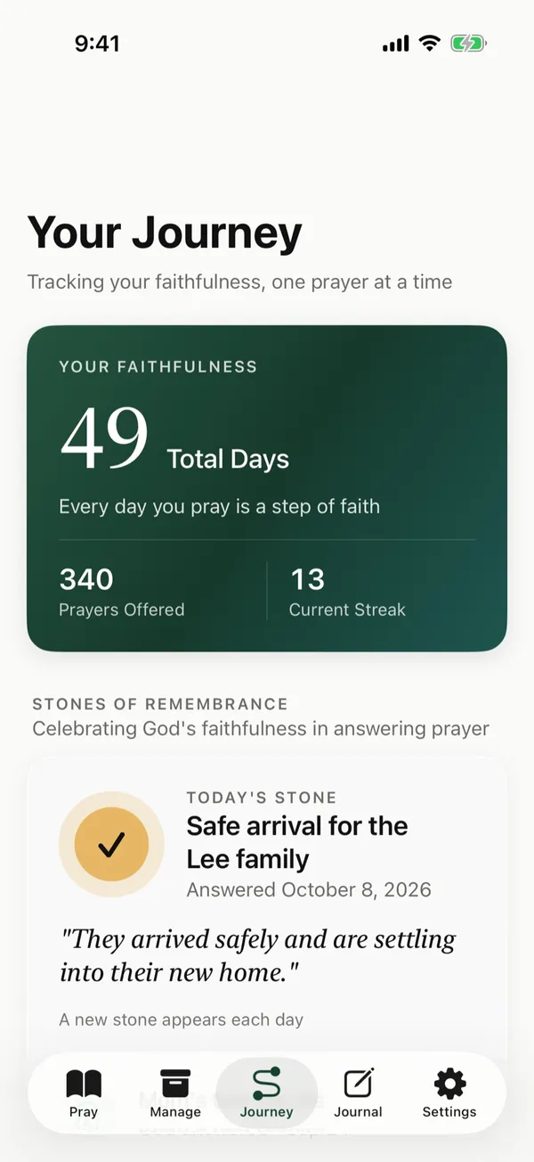 Journey with 49 days of prayer and an answered prayer for the Lee family